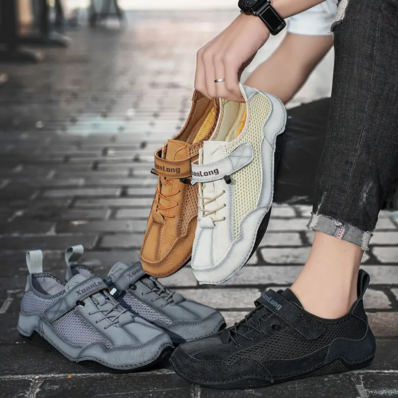 Leather Shoes Casual Business Shoes for Men Dress Tenis De Hombre Moccasins Mokasin Tenis Caballero Designer