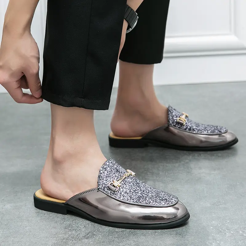 Men's Loafers Luxury Brand Leather Dress Shoes Breathable Slip-On Solid Formal Casual Shoes Handmade Designer Men Shoes Mocassin