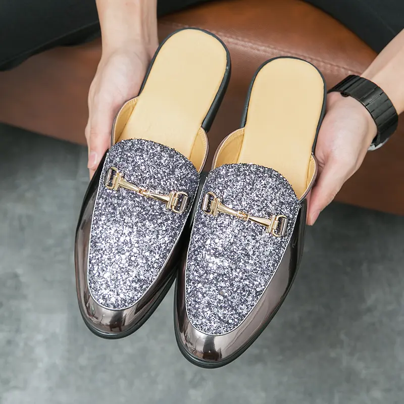 Men's Loafers Luxury Brand Leather Dress Shoes Breathable Slip-On Solid Formal Casual Shoes Handmade Designer Men Shoes Mocassin