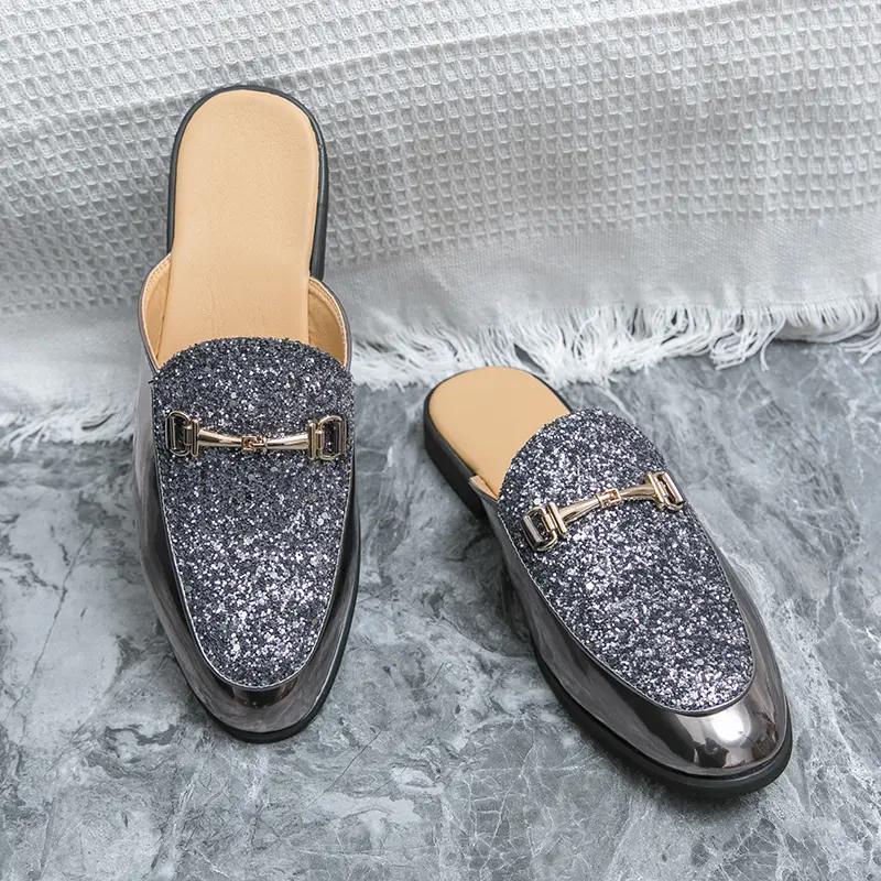 Men's Loafers Luxury Brand Leather Dress Shoes Breathable Slip-On Solid Formal Casual Shoes Handmade Designer Men Shoes Mocassin