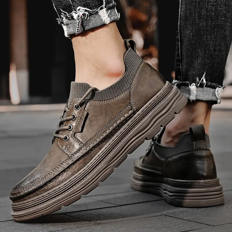 Leather Shoes Casual Business Shoes for Men Dress Tenis De Hombre Moccasins Mokasin Tenis Caballero Designer