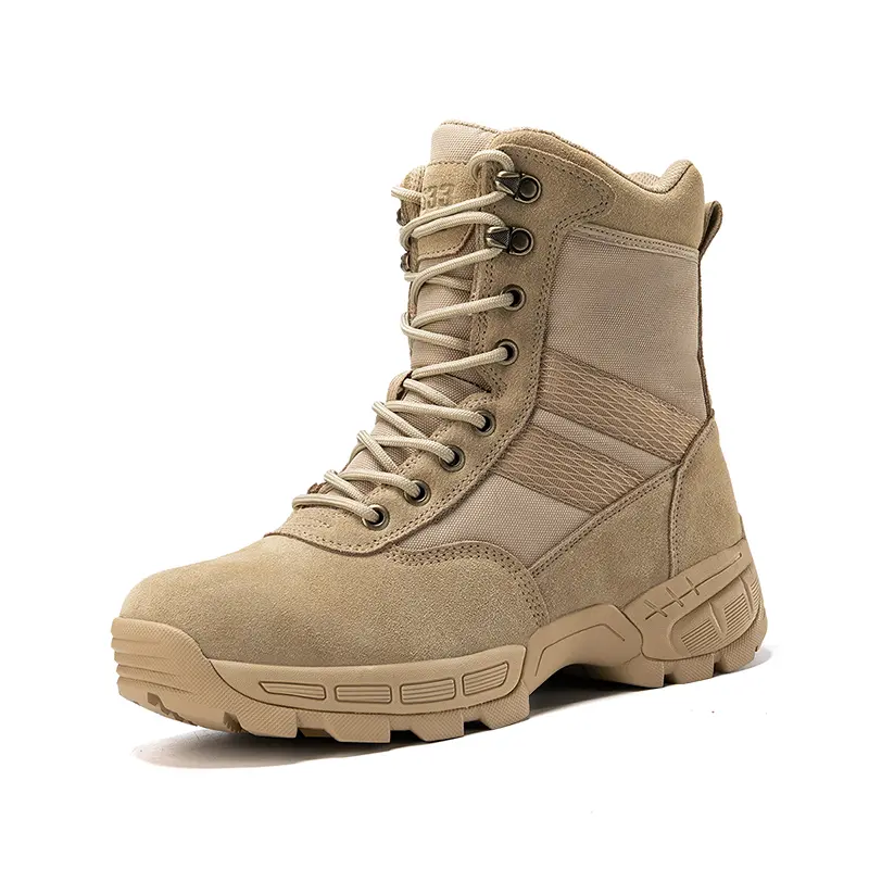 Outdoor Leather Mens Slip on Boots Platform Shoes Luxury Brand Men Winter Plush Snow Boots Fashion All-match Men Motocross Boots