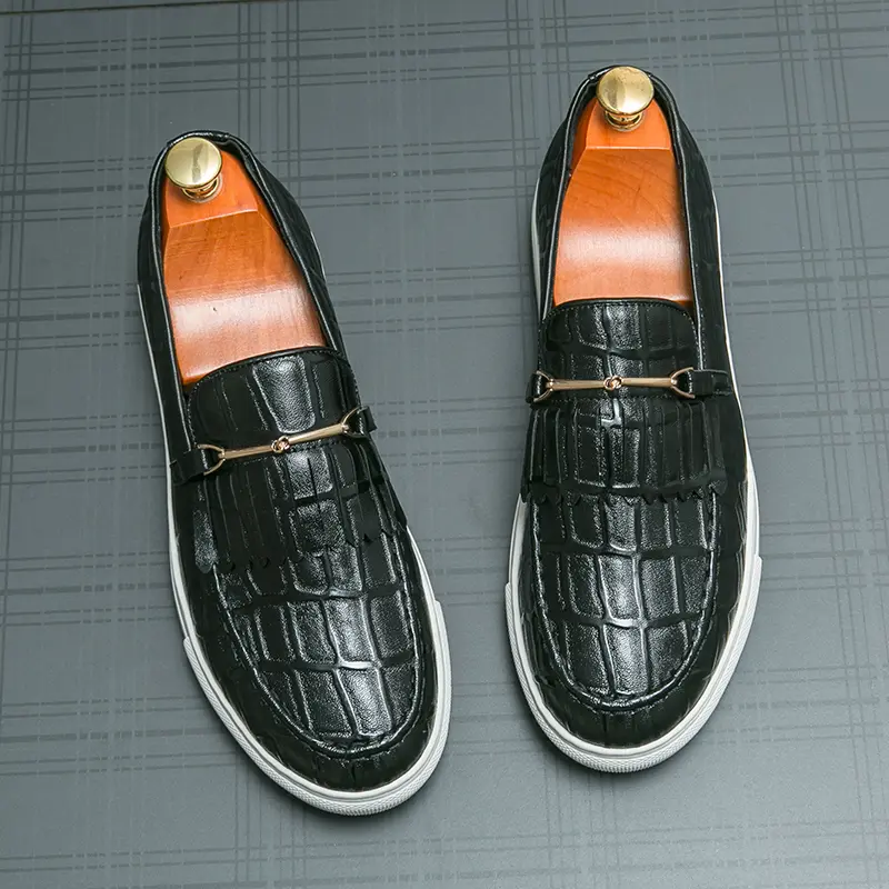Leather Shoes Casual Business Shoes for Men Dress Tenis De Hombre Moccasins Mokasin Tenis Caballero Designer