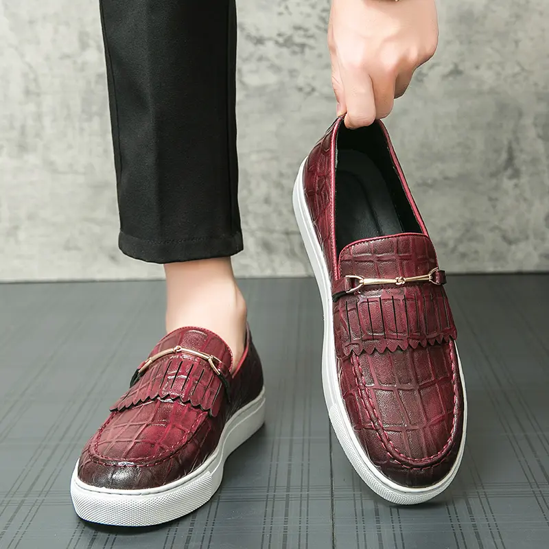 Leather Shoes Casual Business Shoes for Men Dress Tenis De Hombre Moccasins Mokasin Tenis Caballero Designer