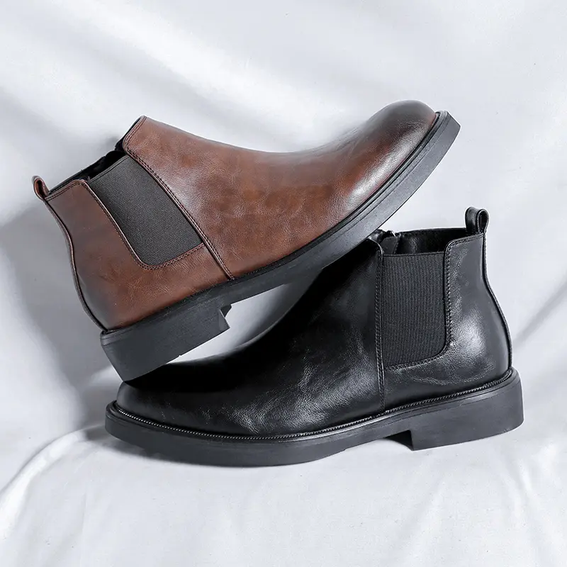 Men's Loafers Luxury Brand Leather Dress Shoes Breathable Slip-On Solid Formal Casual Shoes Handmade Designer Men Shoes Mocassin