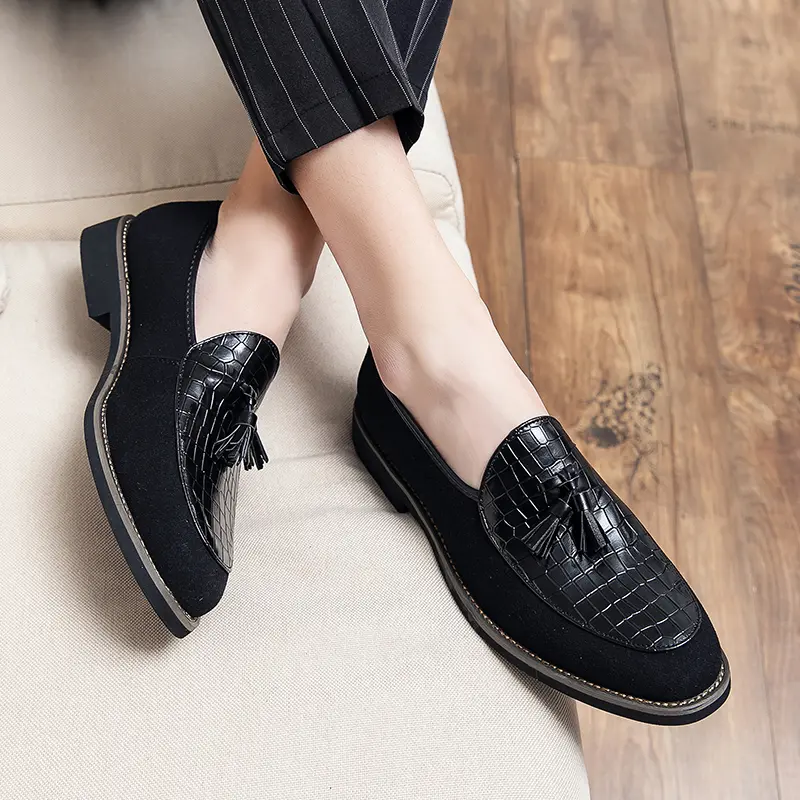 Leather Shoes Casual Business Shoes for Men Dress Tenis De Hombre Moccasins Mokasin Tenis Caballero Designer