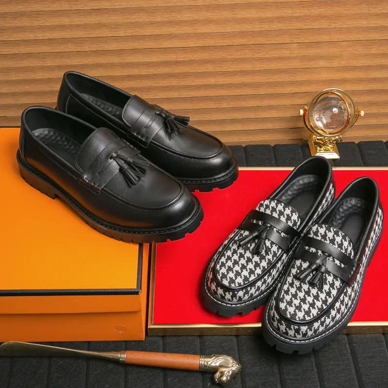Leather Shoes Casual Business Shoes for Men Dress Tenis De Hombre Moccasins Mokasin Tenis Caballero Designer