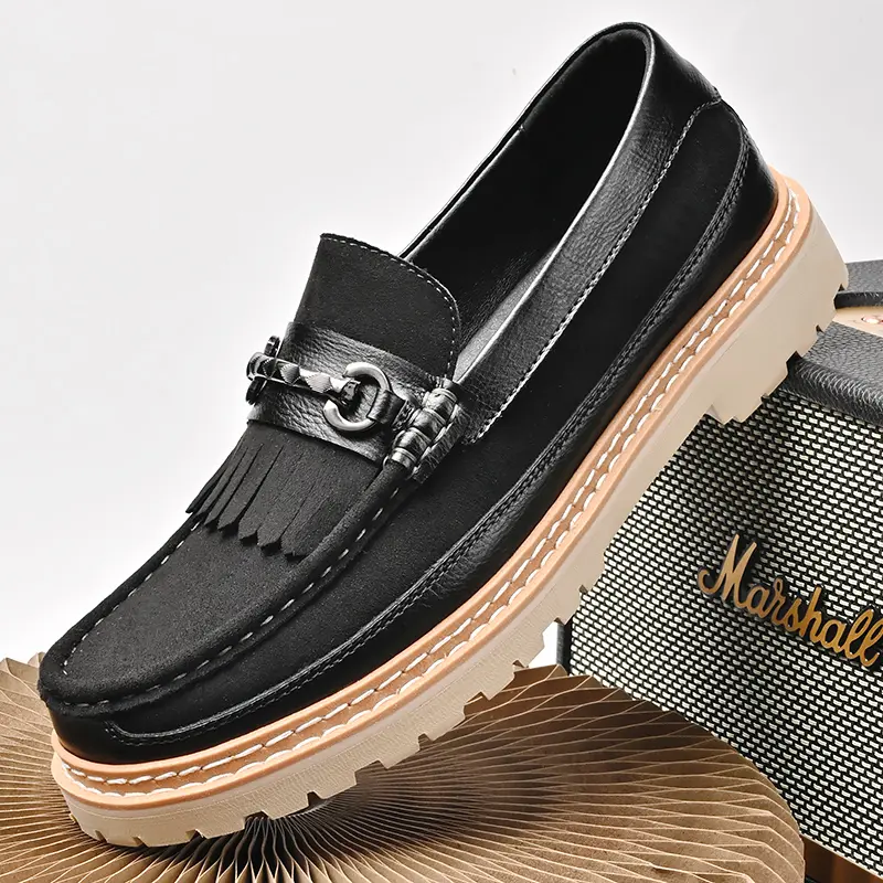 Leather Shoes Casual Business Shoes for Men Dress Tenis De Hombre Moccasins Mokasin Tenis Caballero Designer