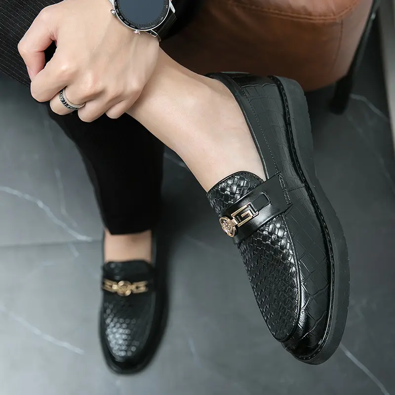 Leather Shoes Casual Business Shoes for Men Dress Tenis De Hombre Moccasins Mokasin Tenis Caballero Designer