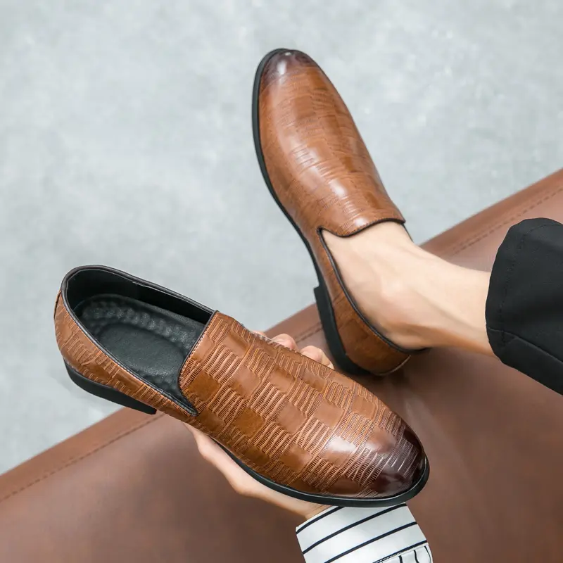 Leather Shoes Casual Business Shoes for Men Dress Tenis De Hombre Moccasins Mokasin Tenis Caballero Designer