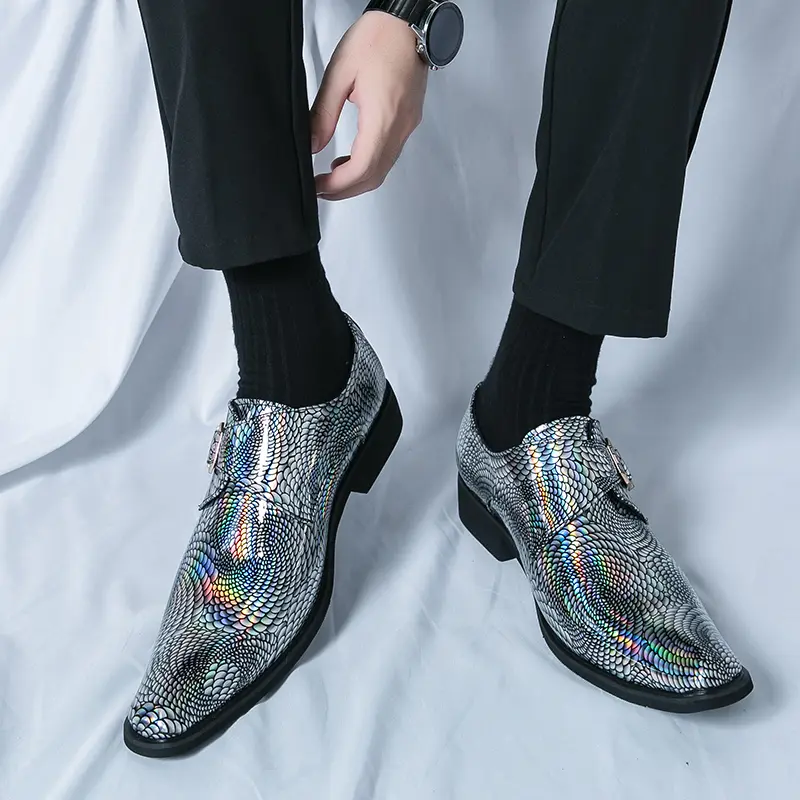 Men's Loafers Luxury Brand Leather Dress Shoes Breathable Slip-On Solid Formal Casual Shoes Handmade Designer Men Shoes Mocassin