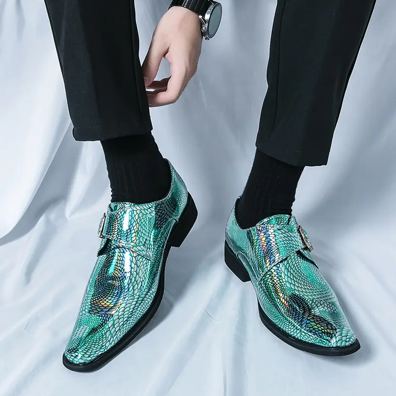 Men's Loafers Luxury Brand Leather Dress Shoes Breathable Slip-On Solid Formal Casual Shoes Handmade Designer Men Shoes Mocassin