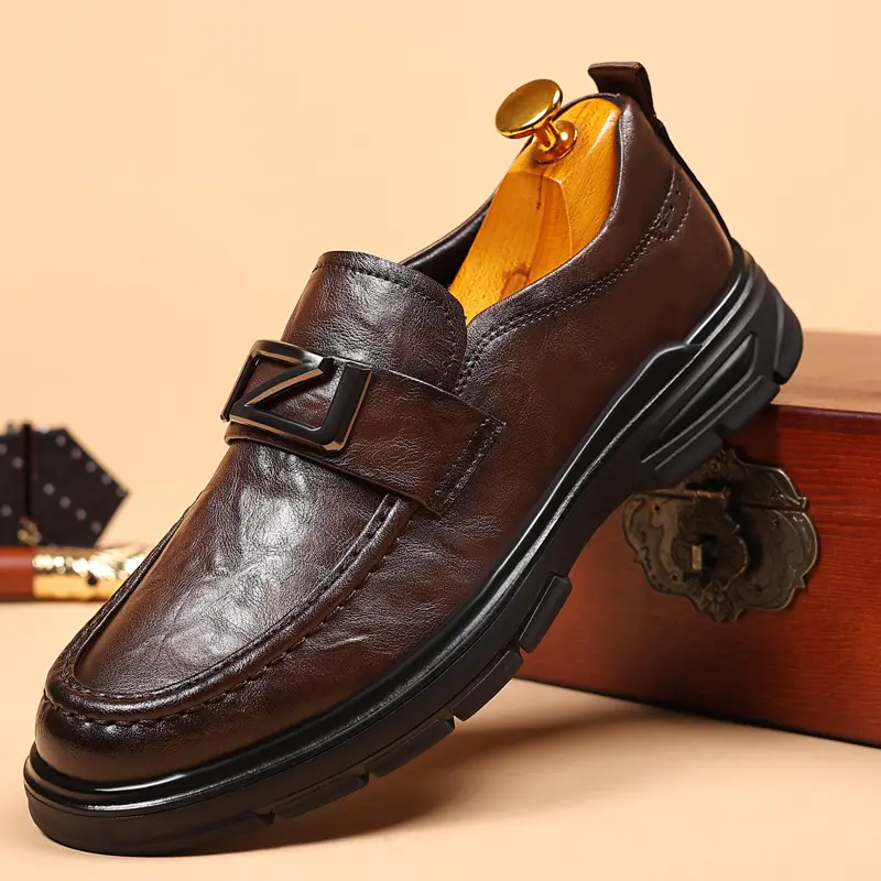 Leather Shoes Casual Business Shoes for Men Dress Tenis De Hombre Moccasins Mokasin Tenis Caballero Designer