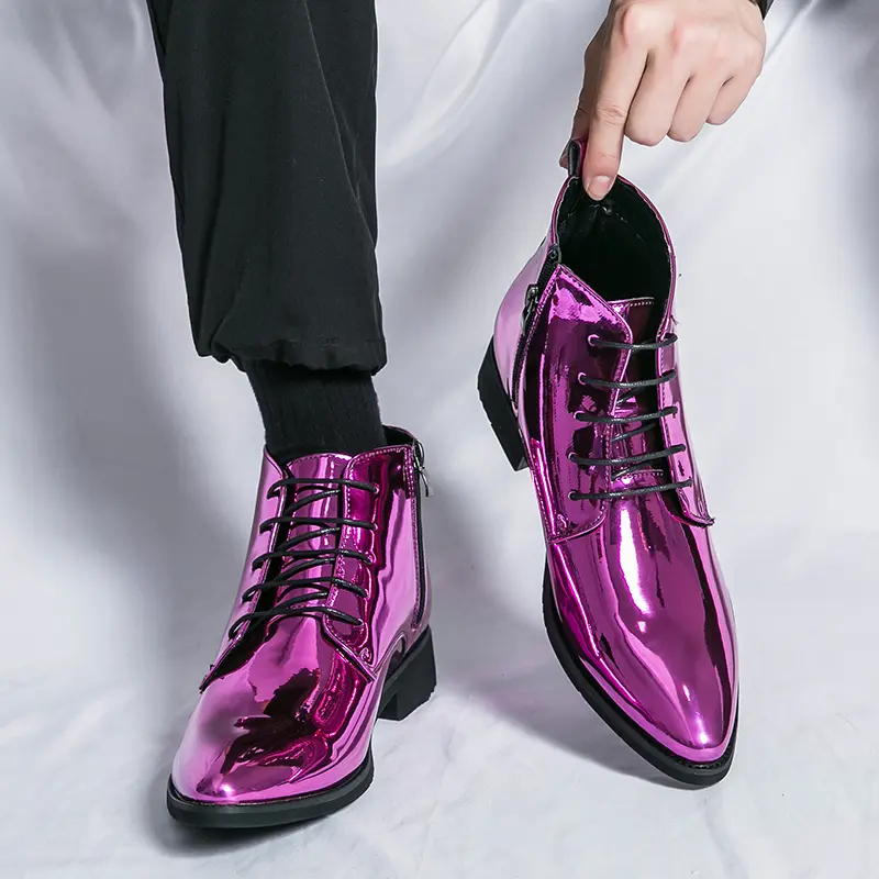 Men's Loafers Luxury Brand Leather Dress Shoes Breathable Slip-On Solid Formal Casual Shoes Handmade Designer Men Shoes Mocassin