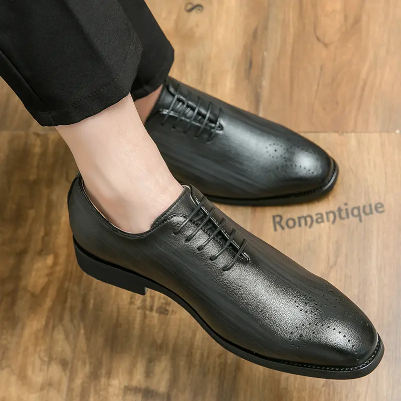 Leather Shoes Formal Personality Design Tenis Men De Hombre Moccasins Tenis Caballero Designer sneakers Fashion Dress