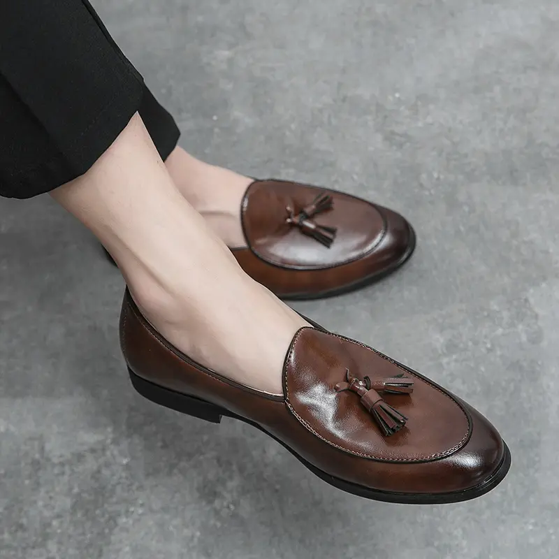 Leather Shoes Casual Business Shoes for Men Dress Tenis De Hombre Moccasins Mokasin Tenis Caballero Designer sneakers