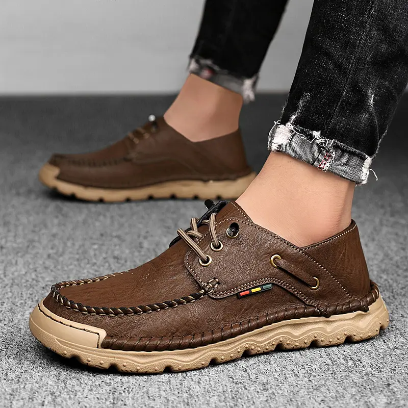 Leather Shoes Casual Business Shoes for Men Dress Tenis De Hombre Moccasins Mokasin Tenis Caballero Designer