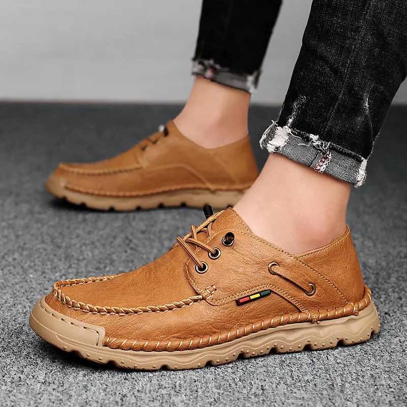 Leather Shoes Casual Business Shoes for Men Dress Tenis De Hombre Moccasins Mokasin Tenis Caballero Designer