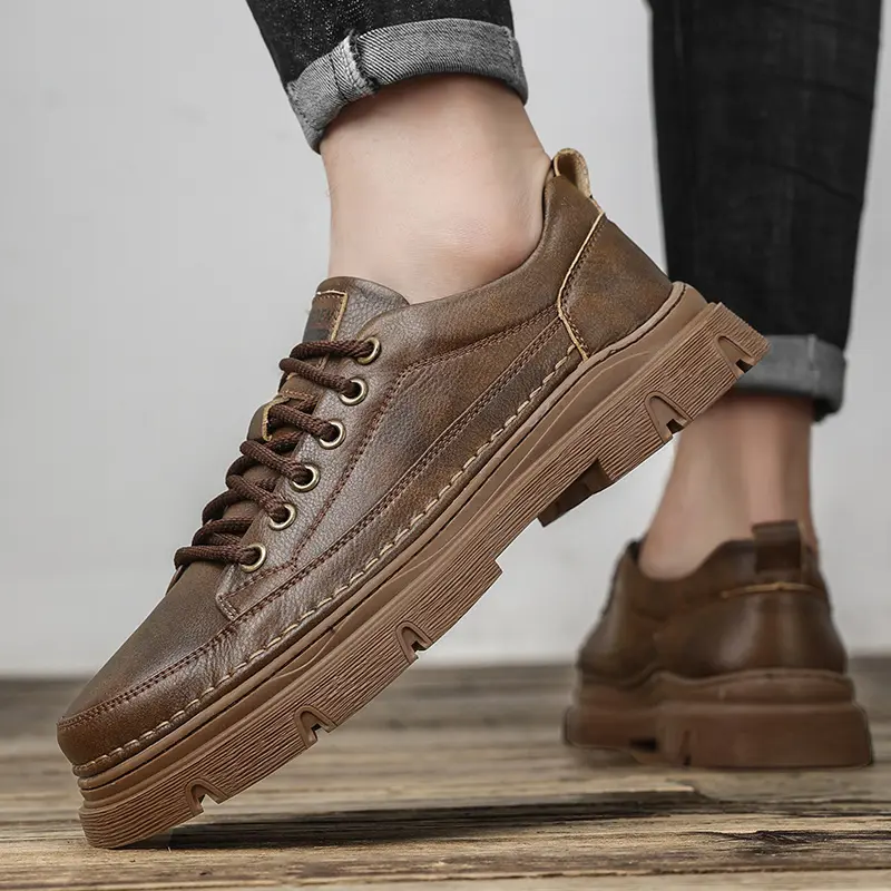 Leather Shoes Casual Business Shoes for Men Dress Tenis De Hombre Moccasins Mokasin Tenis Caballero Designer