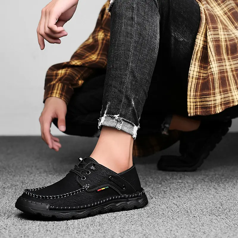 Leather Shoes Casual Business Shoes for Men Dress Tenis De Hombre Moccasins Mokasin Tenis Caballero Designer