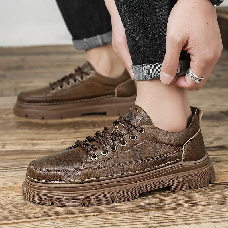 Leather Shoes Casual Business Shoes for Men Dress Tenis De Hombre Moccasins Mokasin Tenis Caballero Designer