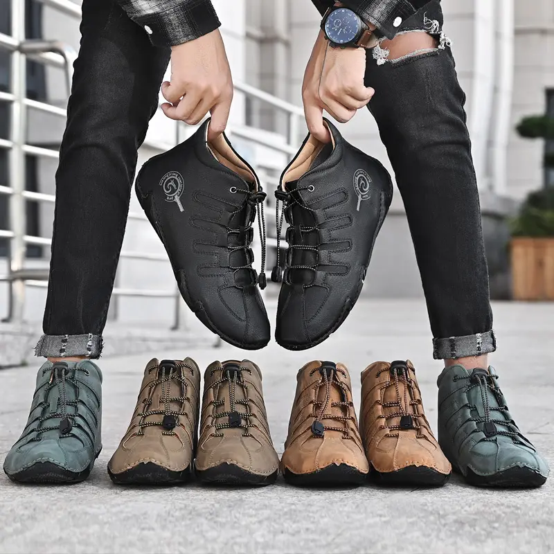 Leather Shoes Casual Business Shoes for Men Dress Tenis De Hombre Moccasins Mokasin Tenis Caballero Designer