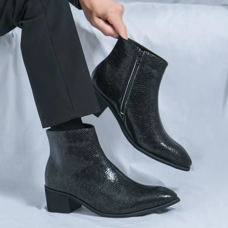 Men's Loafers Luxury Brand Leather Dress Shoes Breathable Slip-On Solid Formal Casual Shoes Handmade Designer Men Shoes Mocassin