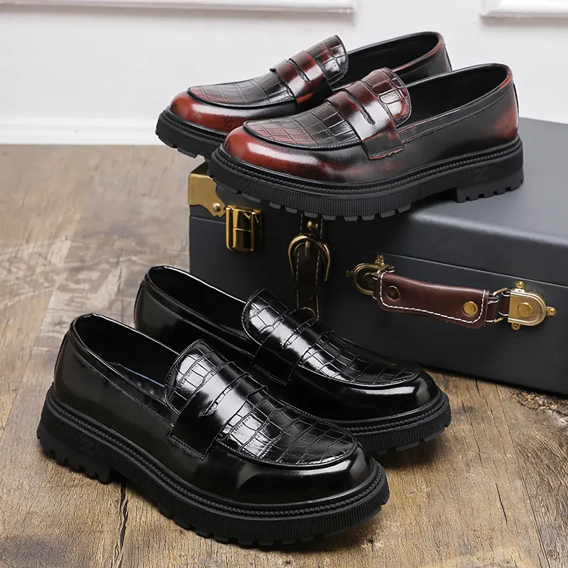 Leather Shoes Casual Business Shoes for Men Dress Tenis De Hombre Moccasins Mokasin Tenis Caballero Designer