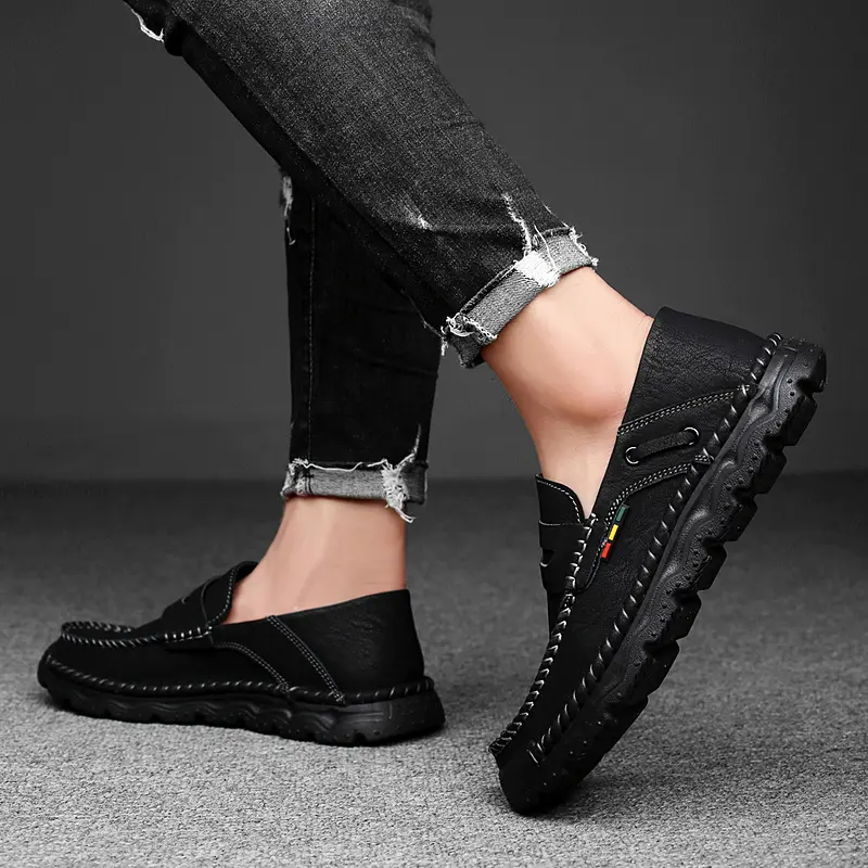 Leather Shoes Casual Business Shoes for Men Dress Tenis De Hombre Moccasins Mokasin Tenis Caballero Designer