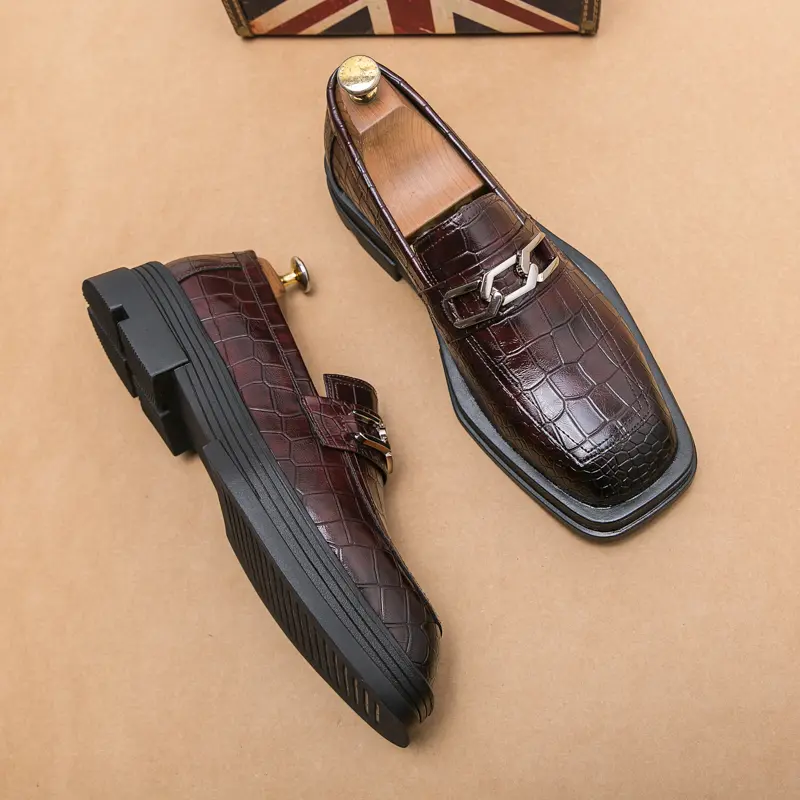 Leather Shoes Casual Business Shoes for Men Dress Tenis De Hombre Moccasins Mokasin Tenis Caballero Designer