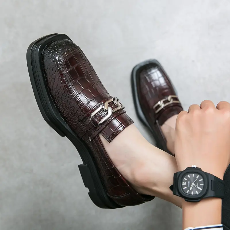 Leather Shoes Casual Business Shoes for Men Dress Tenis De Hombre Moccasins Mokasin Tenis Caballero Designer