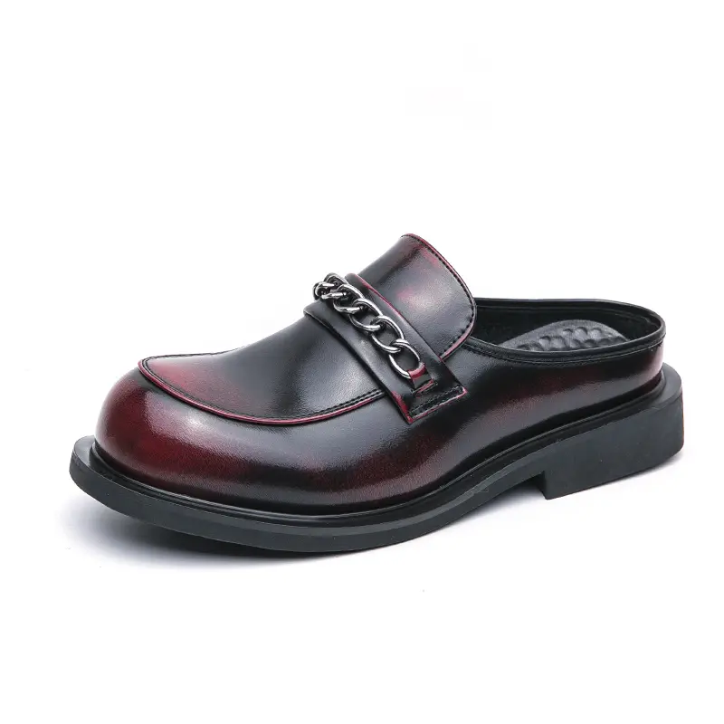 Men's Loafers Luxury Brand Leather Dress Shoes Breathable Slip-On Solid Formal Casual Shoes Handmade Designer Men Shoes Mocassin