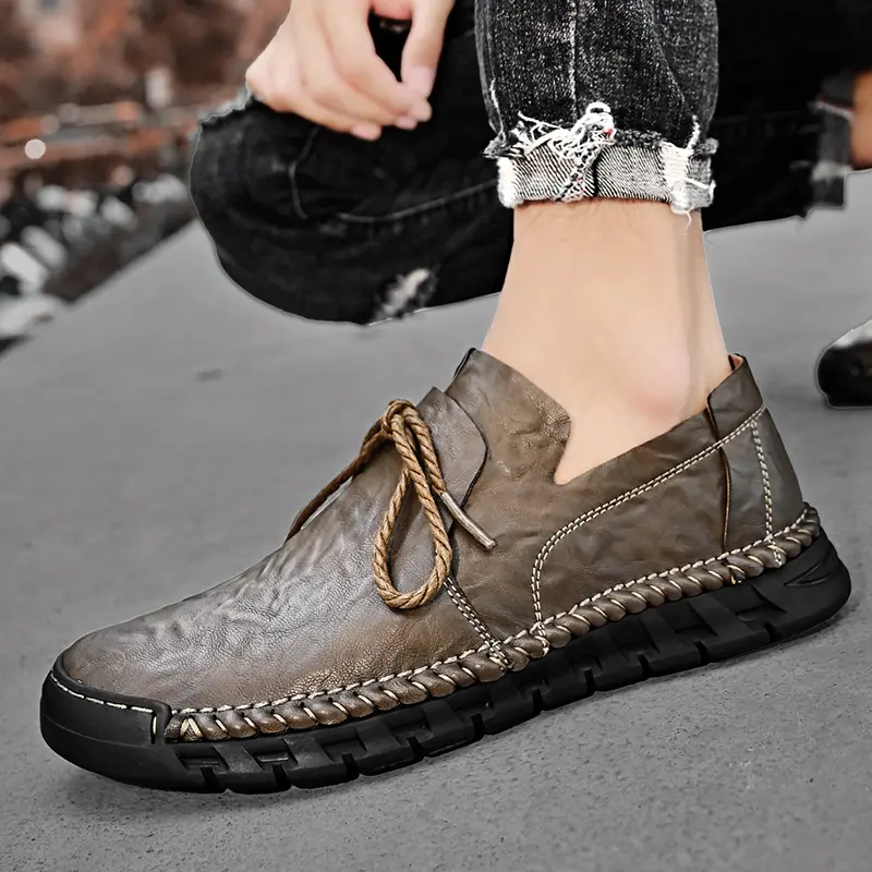 Leather Shoes Casual Business Shoes for Men Dress Tenis De Hombre Moccasins Mokasin Tenis Caballero Designer