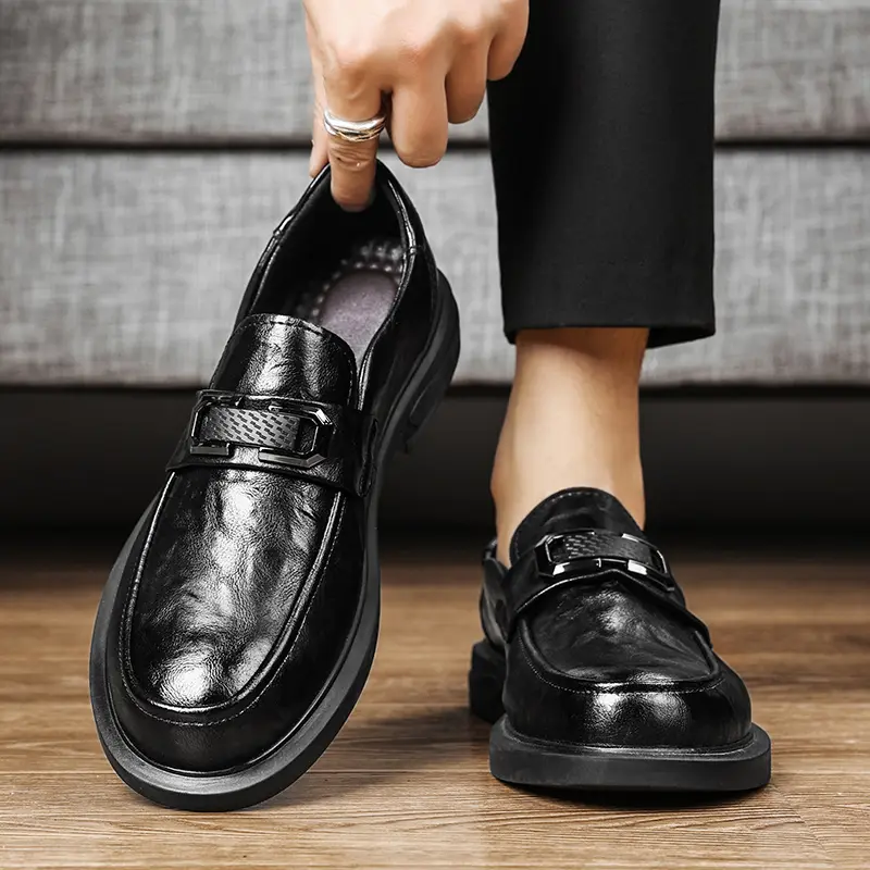 Leather Shoes Casual Business Shoes for Men Dress Tenis De Hombre Moccasins Mokasin Tenis Caballero Designer