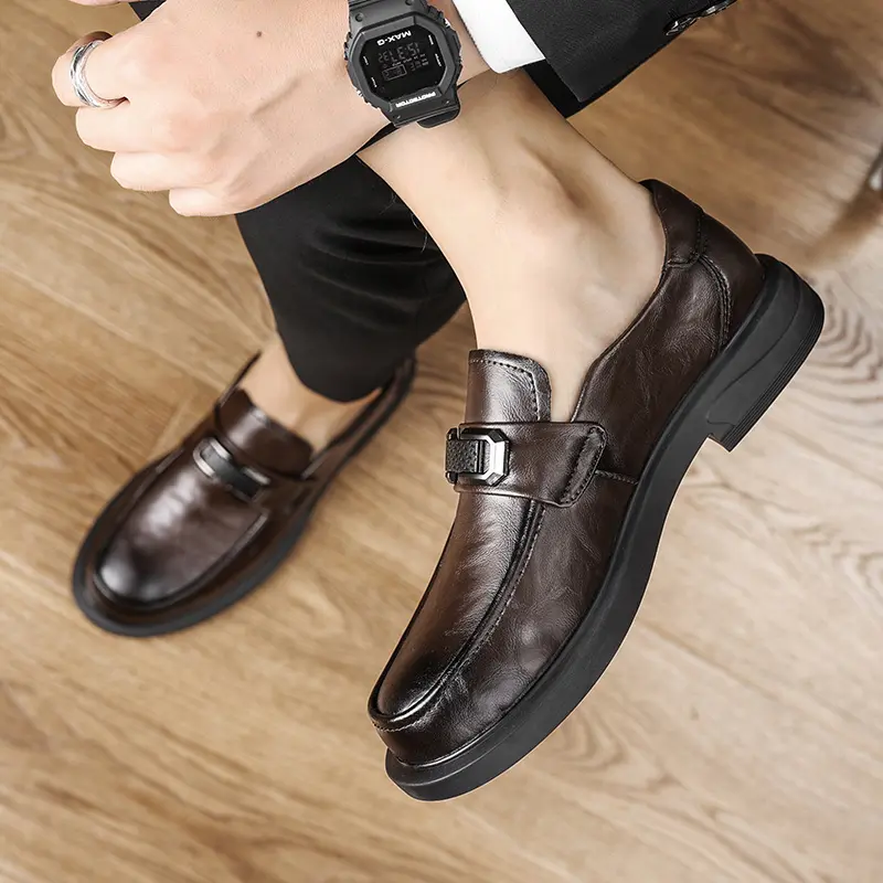 Leather Shoes Casual Business Shoes for Men Dress Tenis De Hombre Moccasins Mokasin Tenis Caballero Designer