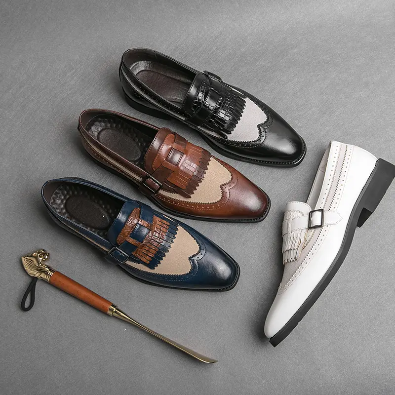 Leather Shoes Casual Business Shoes for Men Dress Tenis De Hombre Moccasins Mokasin Tenis Caballero Designer
