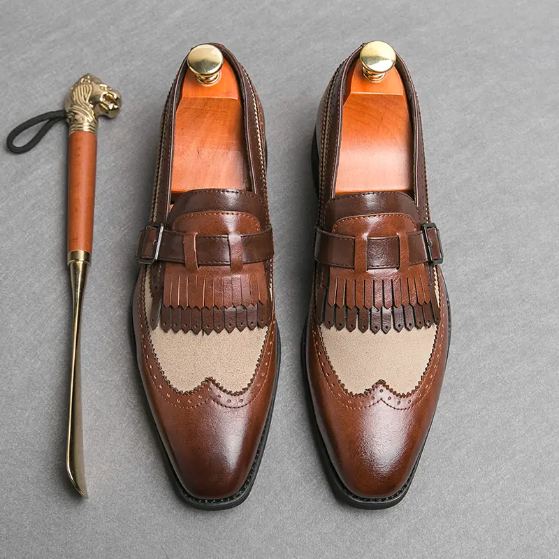 Leather Shoes Casual Business Shoes for Men Dress Tenis De Hombre Moccasins Mokasin Tenis Caballero Designer