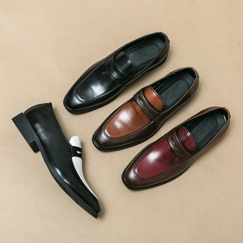 Leather Shoes Casual Business Shoes for Men Dress Tenis De Hombre Moccasins Mokasin Tenis Caballero Designer