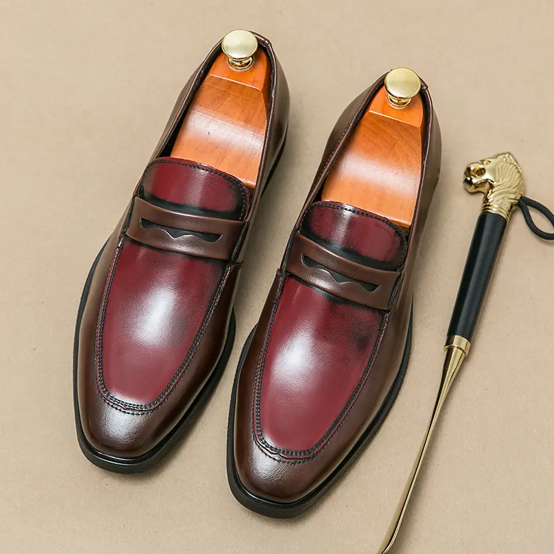 Leather Shoes Casual Business Shoes for Men Dress Tenis De Hombre Moccasins Mokasin Tenis Caballero Designer