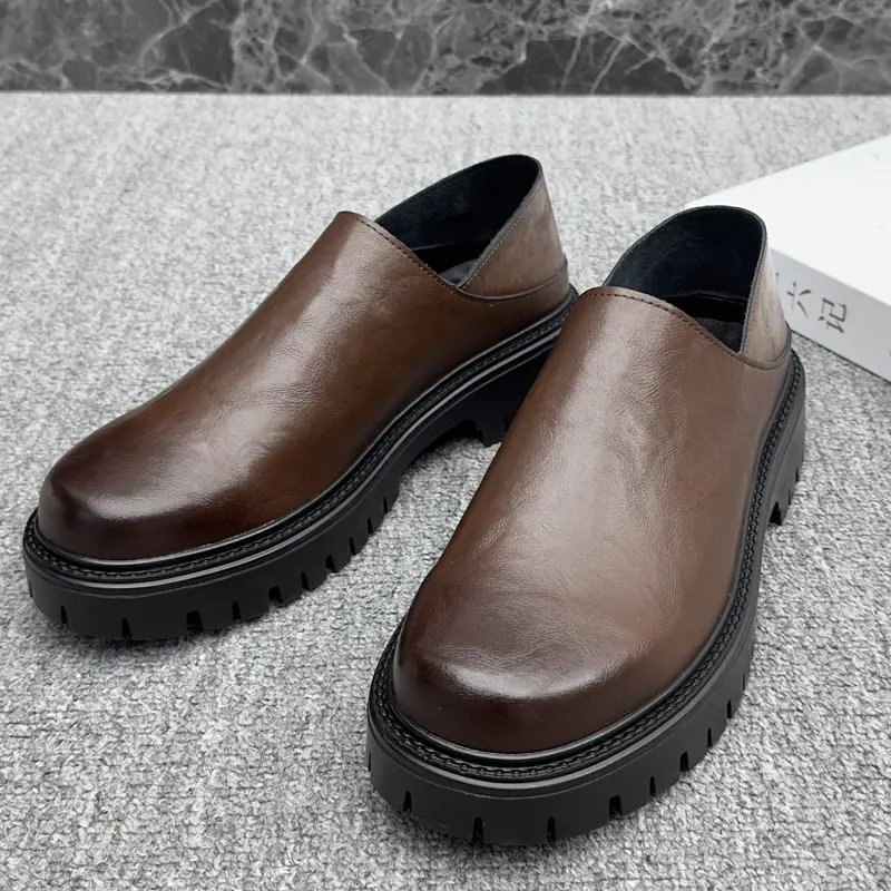 Leather Shoes Casual Business Shoes for Men Dress Tenis De Hombre Moccasins Mokasin Tenis Caballero Designer