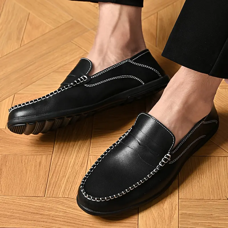 Leather Shoes Casual Business Shoes for Men Dress Sneakers Tenis De Hombre Moccasins Mokasin Tenis Caballero Designer