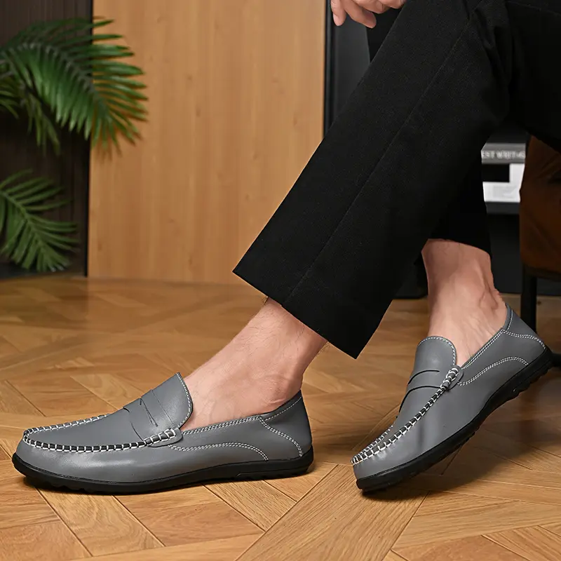 Leather Shoes Casual Business Shoes for Men Dress Sneakers Tenis De Hombre Moccasins Mokasin Tenis Caballero Designer