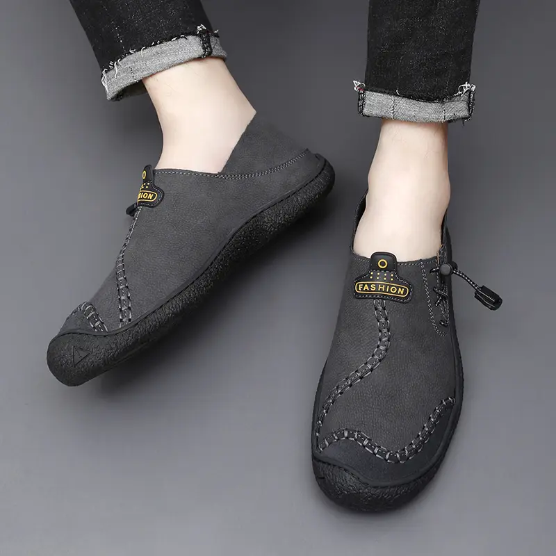 Leather Shoes Casual Business Shoes for Men Dress Sneakers Tenis De Hombre Moccasins Mokasin Tenis Caballero Designer