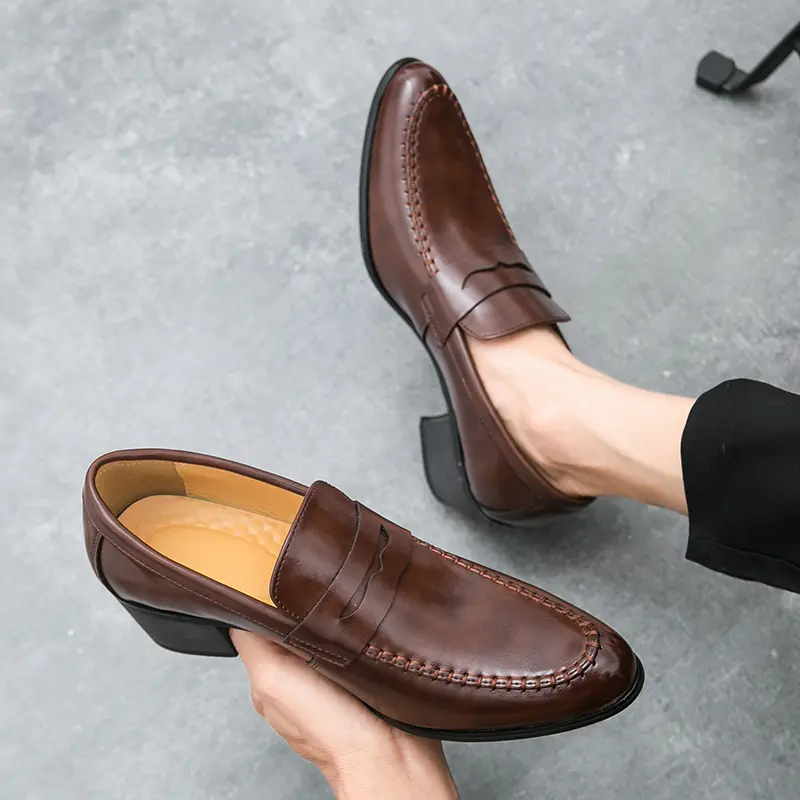 Leather Shoes Formal Personality Design Tenis Men De Hombre Moccasins Tenis Caballero Designer sneakers Fashion Dress