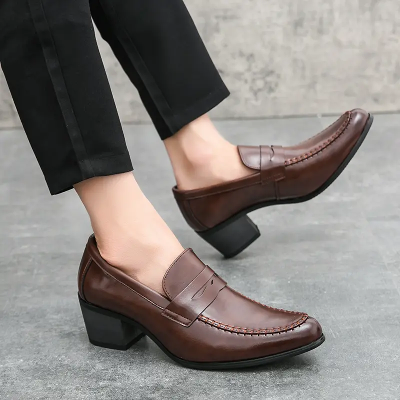 Leather Shoes Formal Personality Design Tenis Men De Hombre Moccasins Tenis Caballero Designer sneakers Fashion Dress