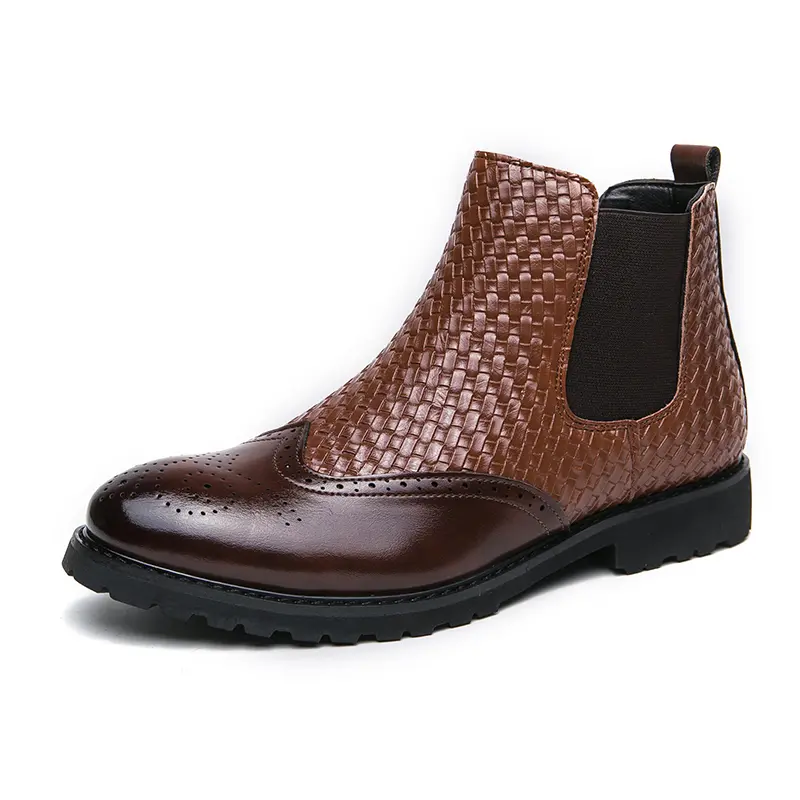 Men's Loafers Luxury Brand Leather Dress Shoes Breathable Slip-On Solid Formal Casual Shoes Handmade Designer Men Shoes Mocassin