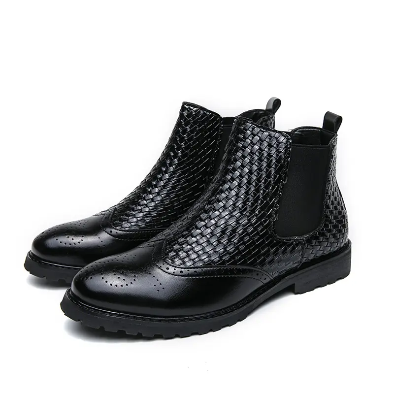 Men's Loafers Luxury Brand Leather Dress Shoes Breathable Slip-On Solid Formal Casual Shoes Handmade Designer Men Shoes Mocassin