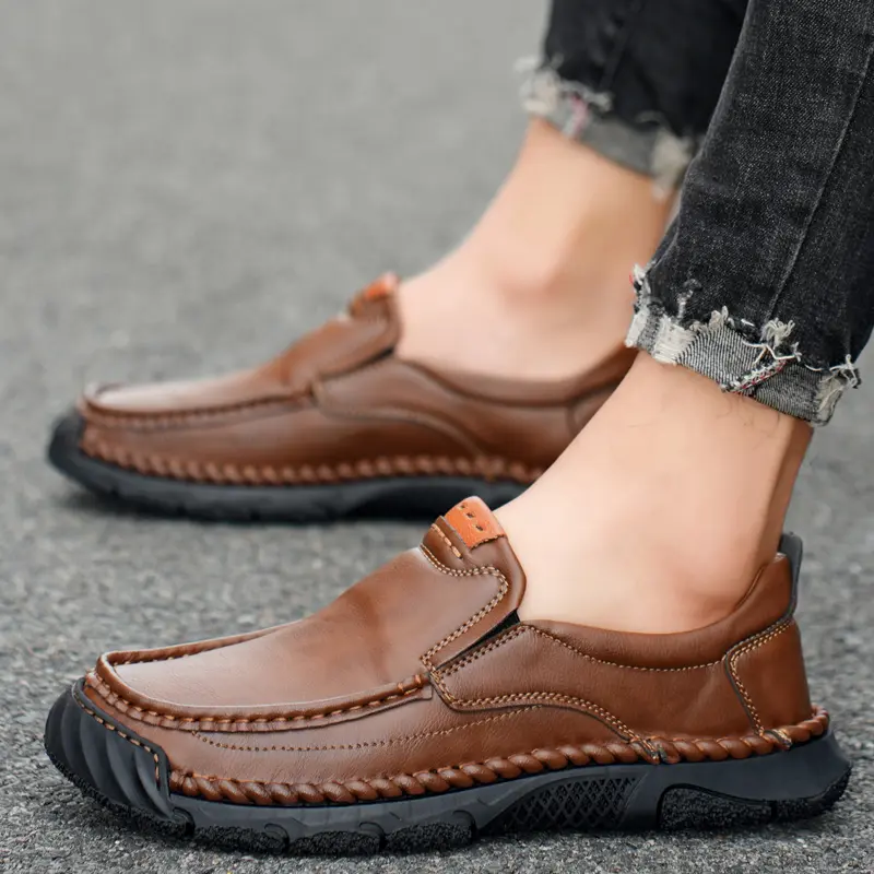Leather Shoes Casual Business Shoes for Men Dress Tenis De Hombre Moccasins Mokasin Tenis Caballero Designer