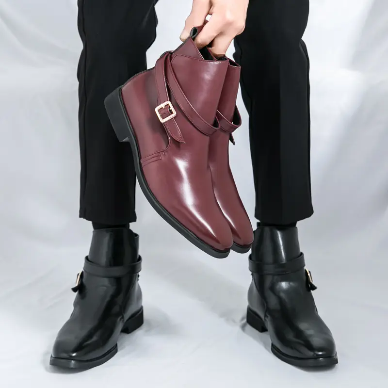 Men's Loafers Luxury Brand Leather Dress Shoes Breathable Slip-On Solid Formal Casual Shoes Handmade Designer Men Shoes Mocassin