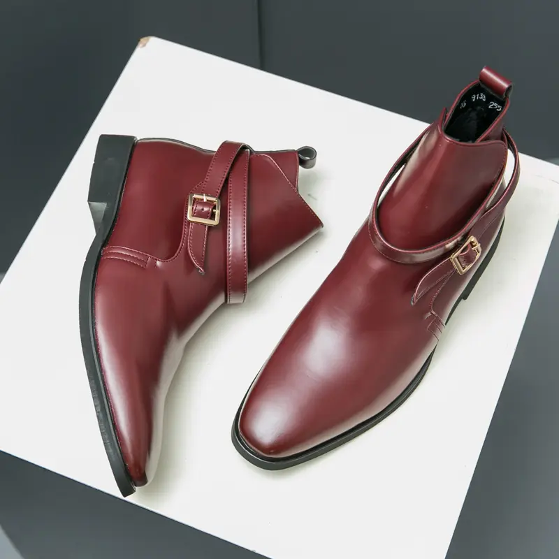 Men's Loafers Luxury Brand Leather Dress Shoes Breathable Slip-On Solid Formal Casual Shoes Handmade Designer Men Shoes Mocassin